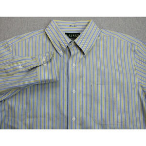 Lauren Ralph Lauren Shirt Mens 16 - 34/35 100% Cotton Non-Iron Button-Down